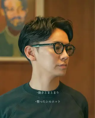 パーマ メンズ メンズカット 立川湧揮のヘアスタイル