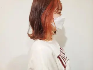 ミディアム カラー パ ルのヘアスタイル