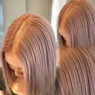 ミディアム 🦈AKARI🦈 袋町/韓国風/透明感のヘアスタイル