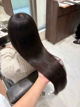 カラー momo🍑/顔周り カット/透明感カラーのヘアスタイル