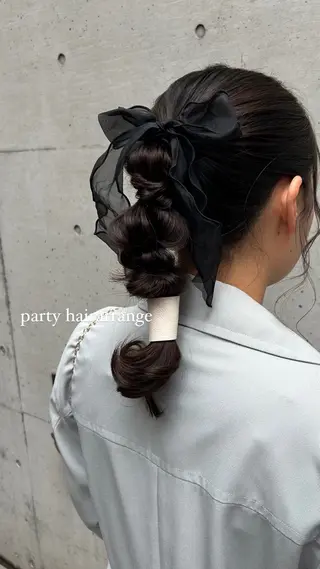 ヘアアレンジ ミウラナツサ /レイヤーカットのヘアスタイル