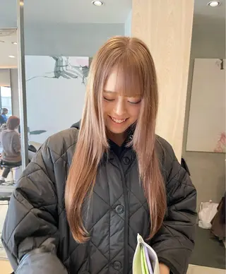 ロング カラー ヘアアレンジ 艶髪/レイヤーカット 🐣misakiのヘアスタイル