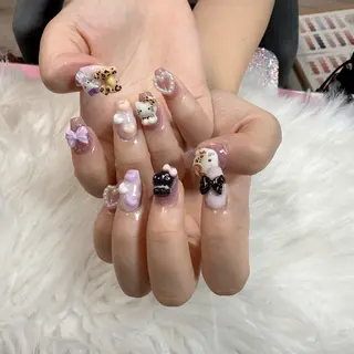 ネイル 🎀 Lemode ワンホンネイル🎀のネイルデザイン