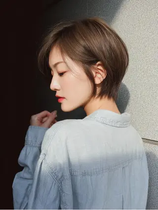 ショート カラー ブリーチお任せ🫧 tokute高円寺のヘアスタイル