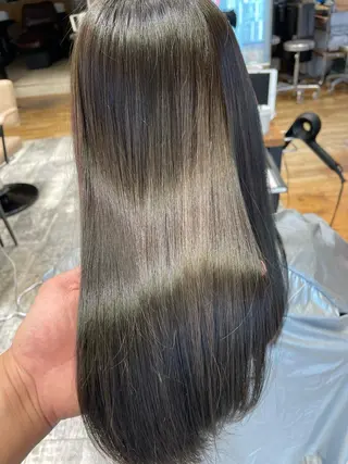 ロング カラー パーマ レイヤー/艶カラー 韓国/石戸谷海斗のヘアスタイル