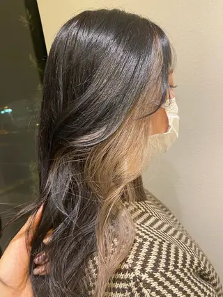 ロング カラー 鹿児島 聖来のヘアスタイル