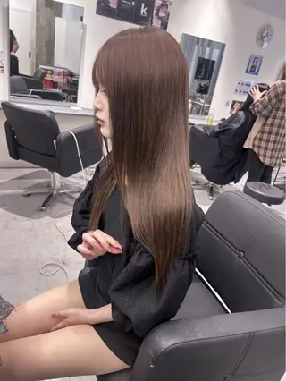 ロング カラー 𝑲𝒊𝒏𝒈 𝑴𝒂𝒚𝒖🌺のヘアスタイル