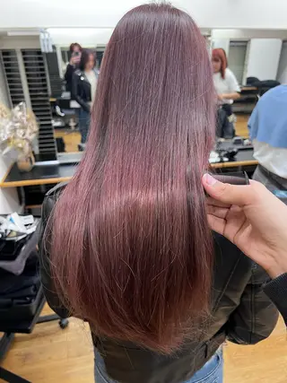 ロング 🇨🇳ワンホンヘア 下田鉄也のヘアスタイル