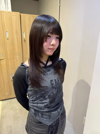 ロング 透明感×レイヤーカッ ト🌼kiraraのヘアスタイル