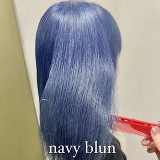 セミロング カラー ✨縮毛矯正　韓国ヘア レイヤー✨大濱快斗のヘアスタイル