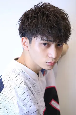 パーマ メンズ 天王寺 メンズ専門、北本未来のヘアスタイル