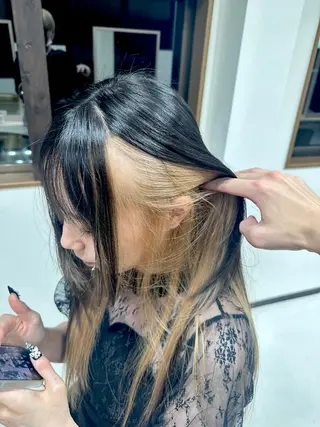 ミディアム カラー ヘアアレンジ JILL by charme所属・小山/透明感カラー/ レイヤー/中茎涼太のヘアスタイル