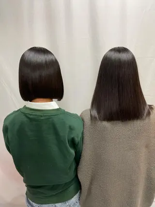 ショート パーマ 髪質改善/縮毛矯正 /ブリーチ矯正/岡部のヘアスタイル