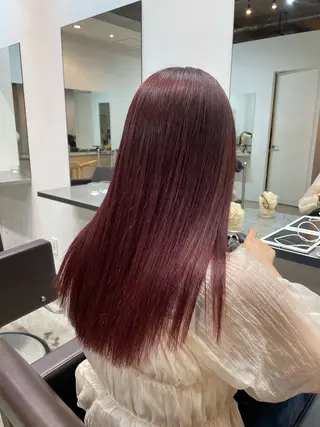 ロング カラー 【arc】Ruri コテ巻き風パーマのヘアスタイル