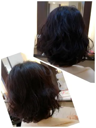 パーマ 安藤 理香のヘアスタイル
