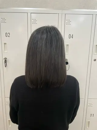 ミディアム 植原 遥夏のヘアスタイル