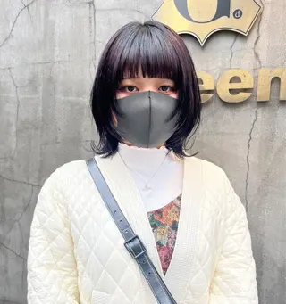 ミディアム カラー HAIR MAKE miel所属・🫧透明感カラー🫧 SHINSEIのヘアスタイル