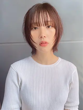 ショート ‎髪質改善／ボブ レイヤー／かずや‎のヘアスタイル