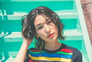 ミディアム パーマ ヘアアレンジ リリー /Men's/パーマのヘアスタイル