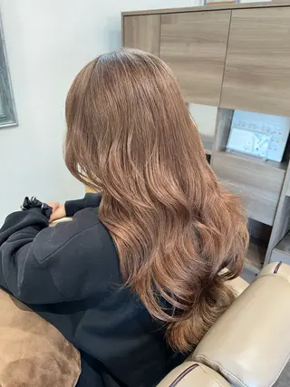 ロング カラー Salon de Qualia(サロンドクオリア)所属・杉下　涼/ハイトーン /髪質改善/パーマのヘアスタイル