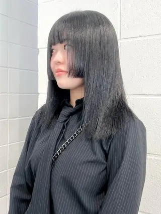 セミロング カラー HARU//原宿🤍 リピート率NO.1のヘアスタイル