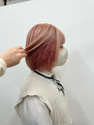 ショート 🩵albis/めい 大宮/ブリーチ🦋のヘアスタイル