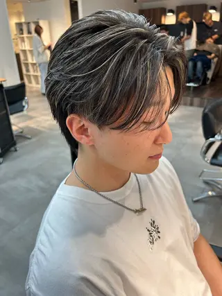 メンズ 千葉 シャドウパーマ ニュアンスパーマ 関のヘアスタイル