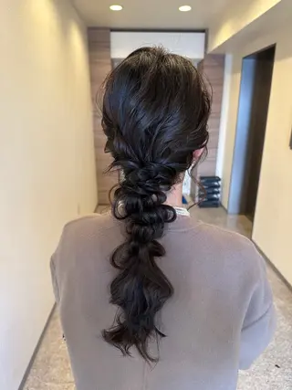 ヘアアレンジ yu uのヘアスタイル