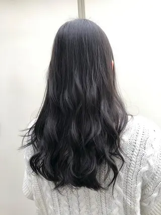 セミロング カラー ヘアアレンジ 推しカラー美容師 Yukino🌈のヘアスタイル