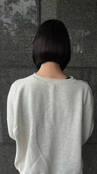 ショート ボブ/ショートボブ/ 岡山駅/別曽遥也のヘアスタイル