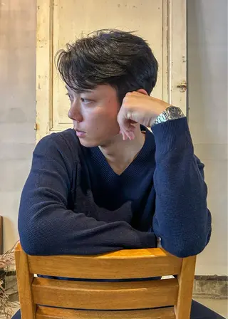 ショート パーマ メンズ CLETO HONOKAのヘアスタイル