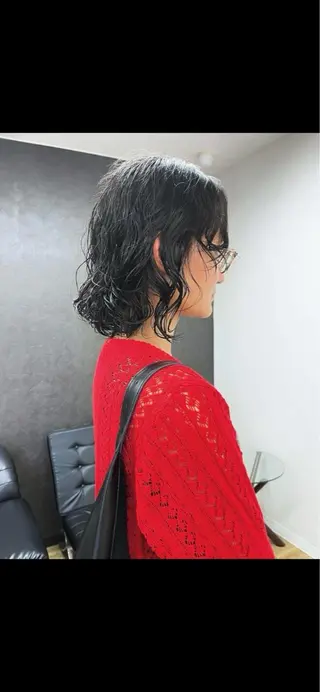 ショート パーマ nono/パーマ /顔まわりカット🐈のヘアスタイル