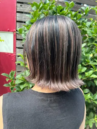 ミディアム カラー Eleanor立川北口所属・🦋YUI 髪質改善 ブリーチ 着付け🦋のヘアスタイル