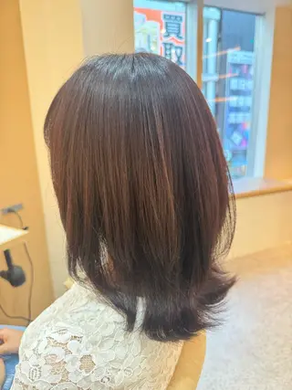 ミディアム レイヤーカット⭐️ にしじまのヘアスタイル