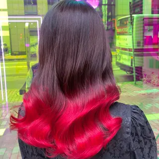 セミロング カラー ハイトーン/ブリーチ 🫧みずほ🫧のヘアスタイル