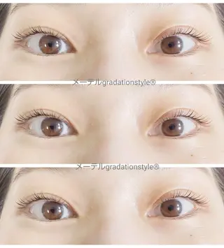 マツエク・マツパ 🎼グラデーション スタイル札幌♫*✧のマツエク・マツパデザイン