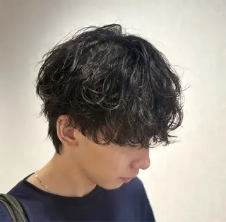 ショート パーマ メンズ 【メンズ特化】 池田大成✂︎のヘアスタイル