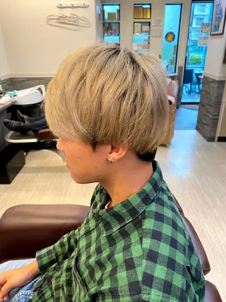 ミディアム メンズ 仲川 遼のヘアスタイル