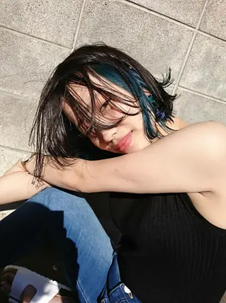 ミディアム カラー 高橋 誉幸のヘアスタイル