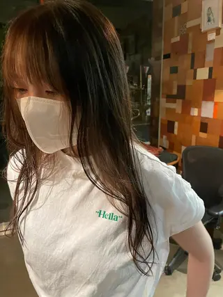 ミディアム カラー 岬 弘人のヘアスタイル