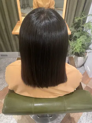 ミディアム 有田 虹美のヘアスタイル