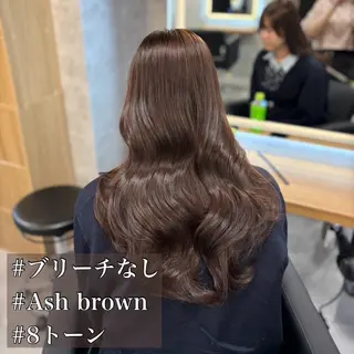 ロング カラー ヘアアレンジ レイヤーカット×透明 感カラーHAYATOのヘアスタイル