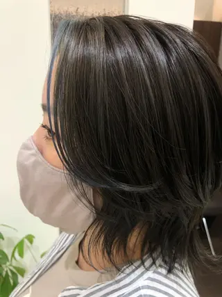 ミディアム カラー nex the salon所属・高橋 かのんのヘアスタイル