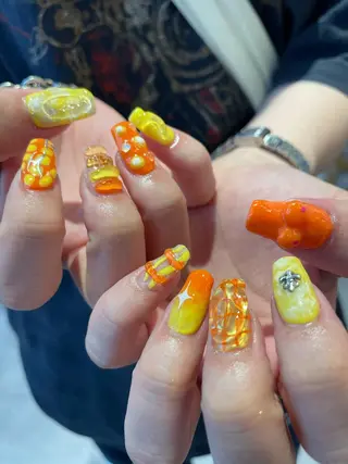 ネイル hair&nail ☯️アイリ☯️のネイルデザイン