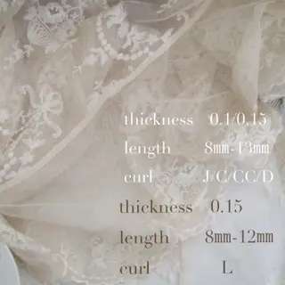 マツエク・マツパ oreo salon Chisatoのマツエク・マツパデザイン