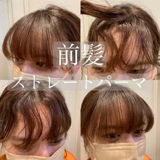 ミディアム パーマ 韓国レイヤー 🔥春暁【はるき】のヘアスタイル