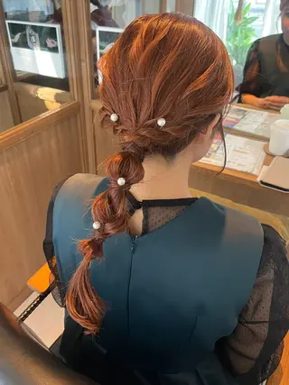 セミロング FERIA池田 神原萌花のヘアスタイル
