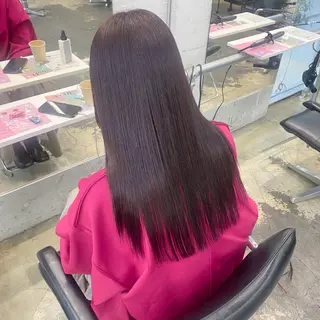 ロング カラー ヘアアレンジ 💗💗韓国レイヤー yu-ki💗💗のヘアスタイル