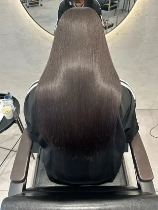 ロング 柴田樹/大人可愛い 艶髪カラー/髪質改善のヘアスタイル