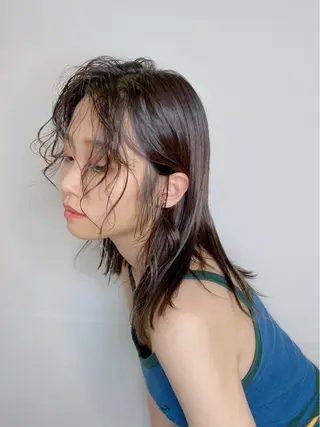 ミディアム grow所属・🧡YUKA🧡 渋谷/プルエクステのヘアスタイル